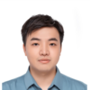 Yunlog Xing, IST PhD student at Mason, wears a teal, collared shirt in his profile.